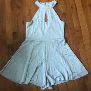 Women’s Size M Light Blue Romper